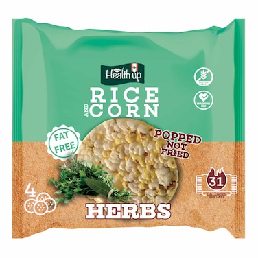 Health Up Rice And Corn Cake Herbs 30GR