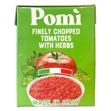 Pomi Finely Chopped Tomatoes With Herbs 390GR