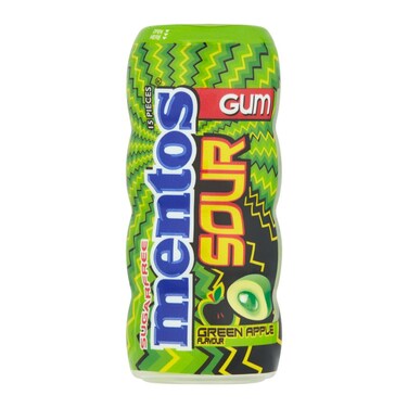 Mentos Sour Gum Green Apple 30GR