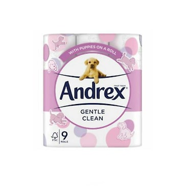 Andrex Gentle Clean Toilete Roll 9 Rolls