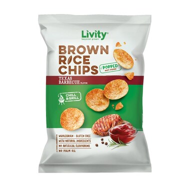 Livity Rice Chips Barbecue 60GR
