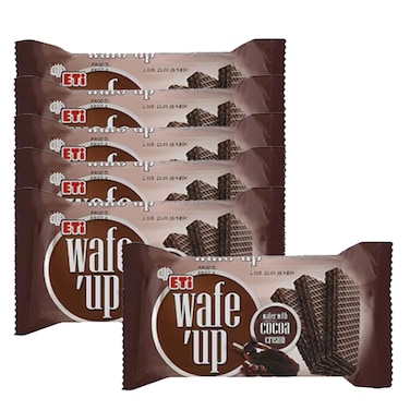 Eti Wafe Up Wafer Cocoa 40GR 5+1 Free