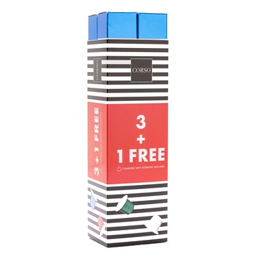 Corso Capsules Nespresso Decaf 10X5.5GR 3+1 FREE