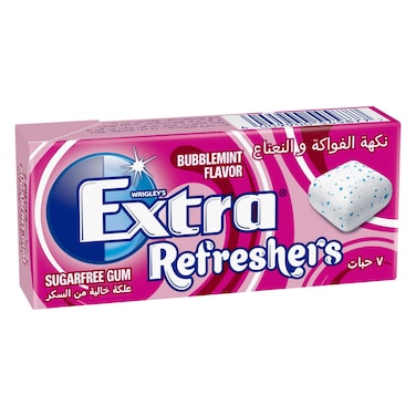 Extra Gum Refresher Bubble Mint 7 Pieces