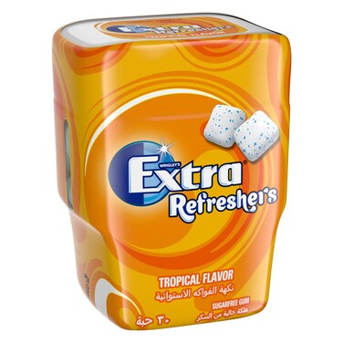 Extra Gum Refresher Tropical 30 Pieces