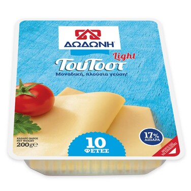 Dodoni Toutoot Light Cheese 200GR