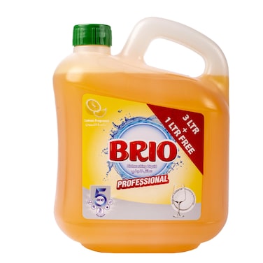 Brio Dish Wash Lemon 3L+1L Free