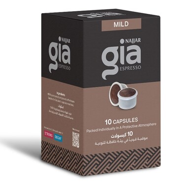 Najjar Gia Espresso Capsule Mild 70GR