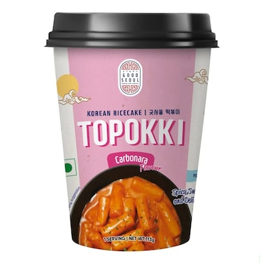 Toppoki Rice Cake Carbonara 113GR