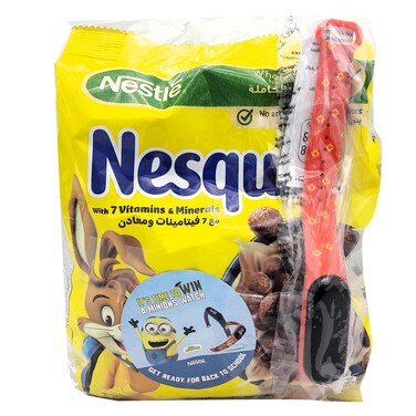 Nesquik 7 Vitamins Cereal 2X150GR + Minions Watch Free