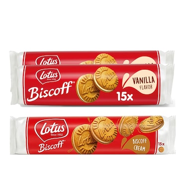 Lotus Biscoff Biscuit Vanilla 150GR+Biscoff 2+1 Free