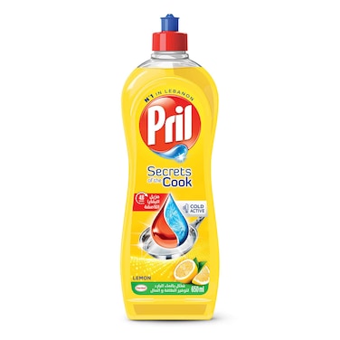 
Pril Cold Active Dishwashing Liquid Lemon 650ML