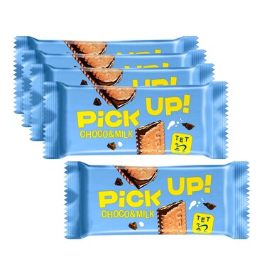 Bahlsen Pickup Chocomilk 28GR 4+1 Free