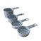 Gab Measuring Cups 4 Pieces Silver