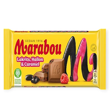 Marabou Chocolate Lakrids Raspberry Caramel 185GR