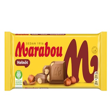 Marabou Chocolate Whole Nuts Tablet 200GR