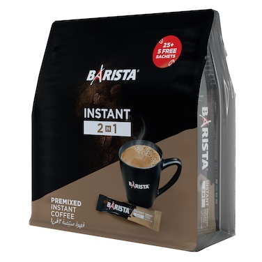 Barista Instant Coffee 2In1 25+5 Free Sachets