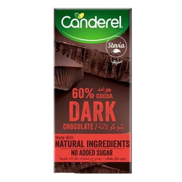 Canderel Chocolate Dark Natural 75GR