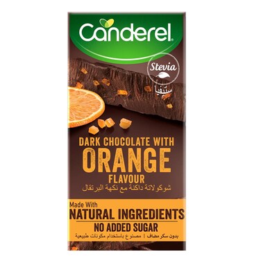 Canderel Chocolate Dark And Orange Natural 75GR