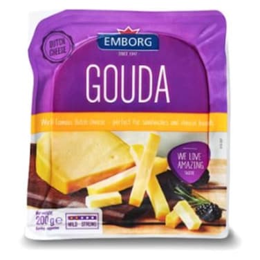 Emborg Gouda Wedge 200GR