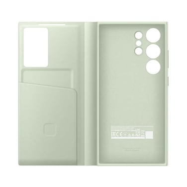 Samsung Galaxy S24 Ultra Smart View Wallet Cover phone Light Green