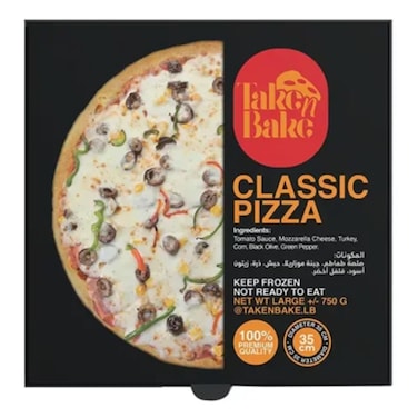 Take n Bake Classic Pizza Large 750GR