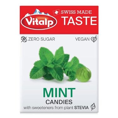 Vitalp Taste Mint Candies Click Box X16 25GR
