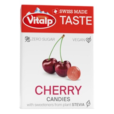 Vitalp Taste Cherry Candies Click Box X16 25GR