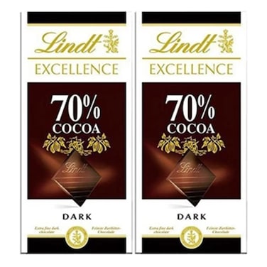 Lindt Excel Dark 70% 2X100GR Special Price