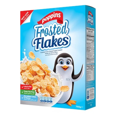 Poppins Cereal Frosted Flakes 750GR
