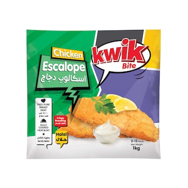 Kwik Bite Breaded Chicken Escalope 1KG