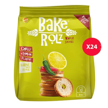 Bake Rolls Chili Lemon 52GR X24