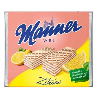 Manner Lemon Cream Wafers 75GR