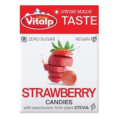 Vitalp Strawberry Click Candies 25GR