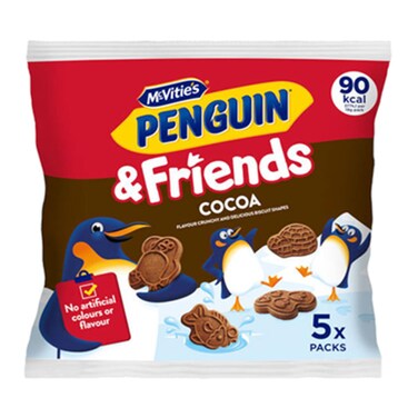 Mcvities Penguin Cocoa Biscuits 20GRx5