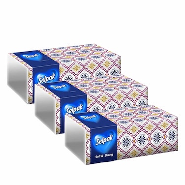 Selpak Facial Tissue 3X275 Sheets