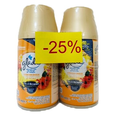 Glade Air Freshener Hawai 2X269ML 25% Off
