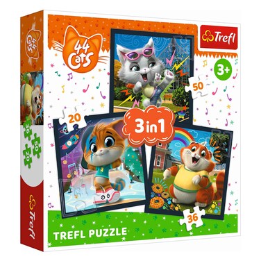 Puzzle 3 In 1 Meet Lovely Cats