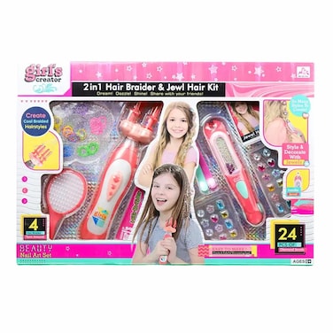 Hair Braider And Jewlery Hair Kit 2In1
