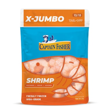 Captain Fisher X-Jumbo Cooked Shrimp 13/15 400GR