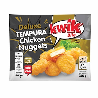 Kwik Bite Tempura Chicken Nuggets 250GR