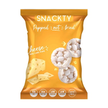 Snackty Rice Cake Pops Cheese 30R