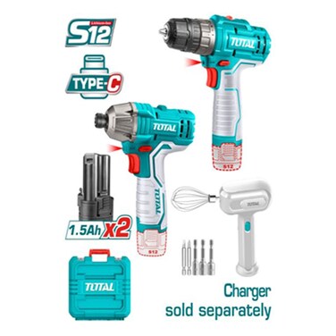Total Lithium Cordless 3 Pieces Combo Kit