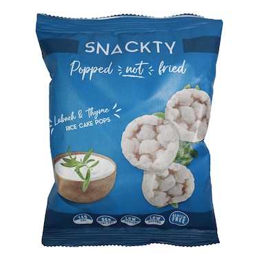 Snackty Rice Cake Pops Labne Thyme 30GR