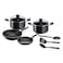 Haila Tefal Set Dark Stone  9 Pieces