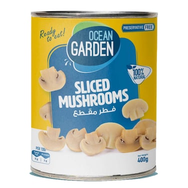 Ocean Garden Sliced Mushroom Can 400GR