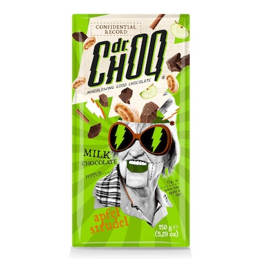 Dr Choq Chocolate Bar Milk Apfel 150GR