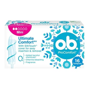 O.B Tampon Pro Comfort Mini 16&#39;S