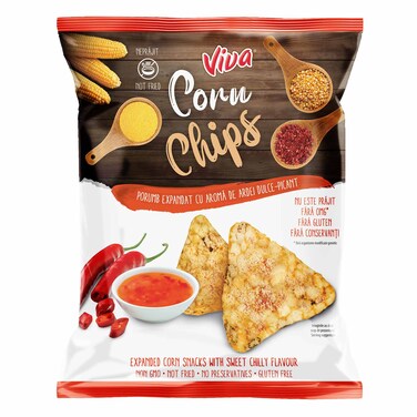Viva Corn Chips Sweet Chilli Paprika 50GR
