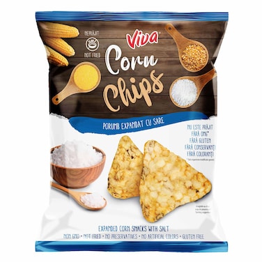 Viva Corn Chips Salt 50GR